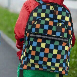 CRCKT Unisex Pop Checkered Multi-Color Backpack